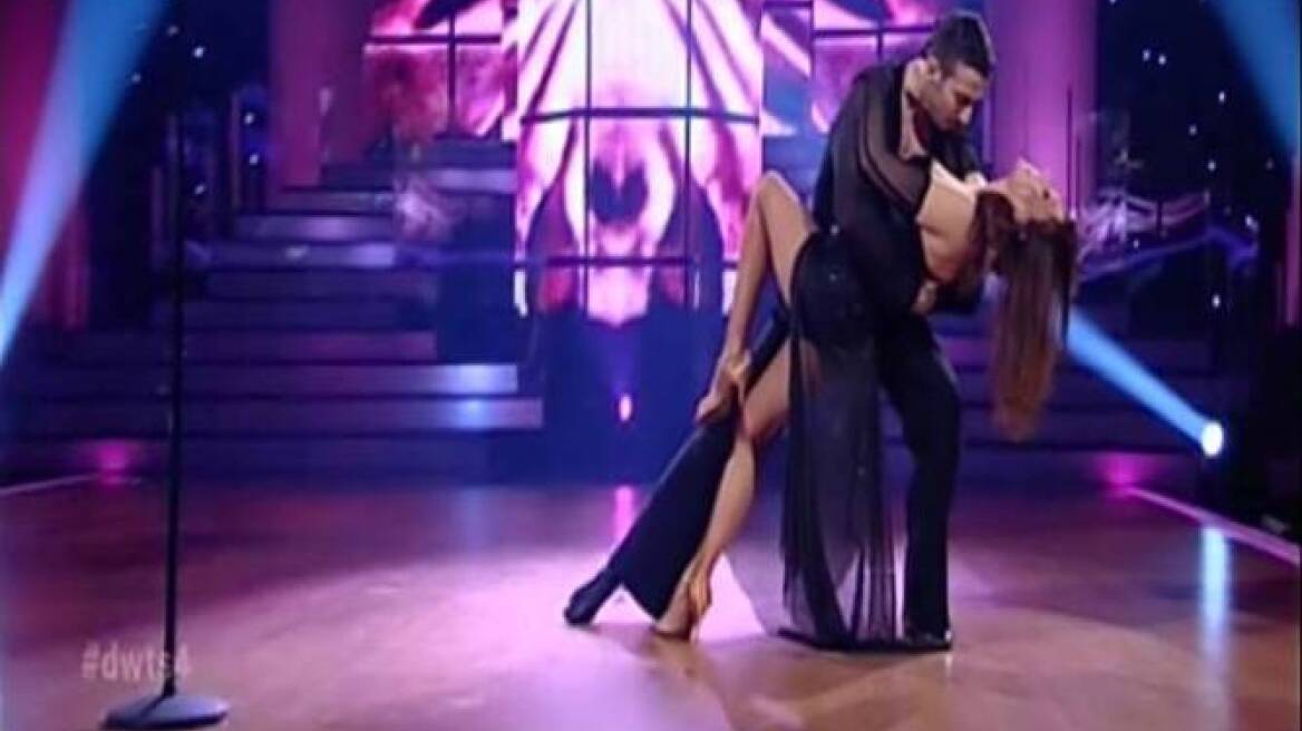 Η σέξι εμφάνιση της Καίτης Γαρμπή στο DWTS4