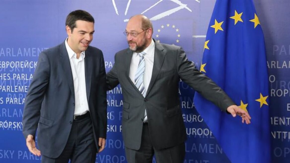 Schultz: Tsipras is obviously upset