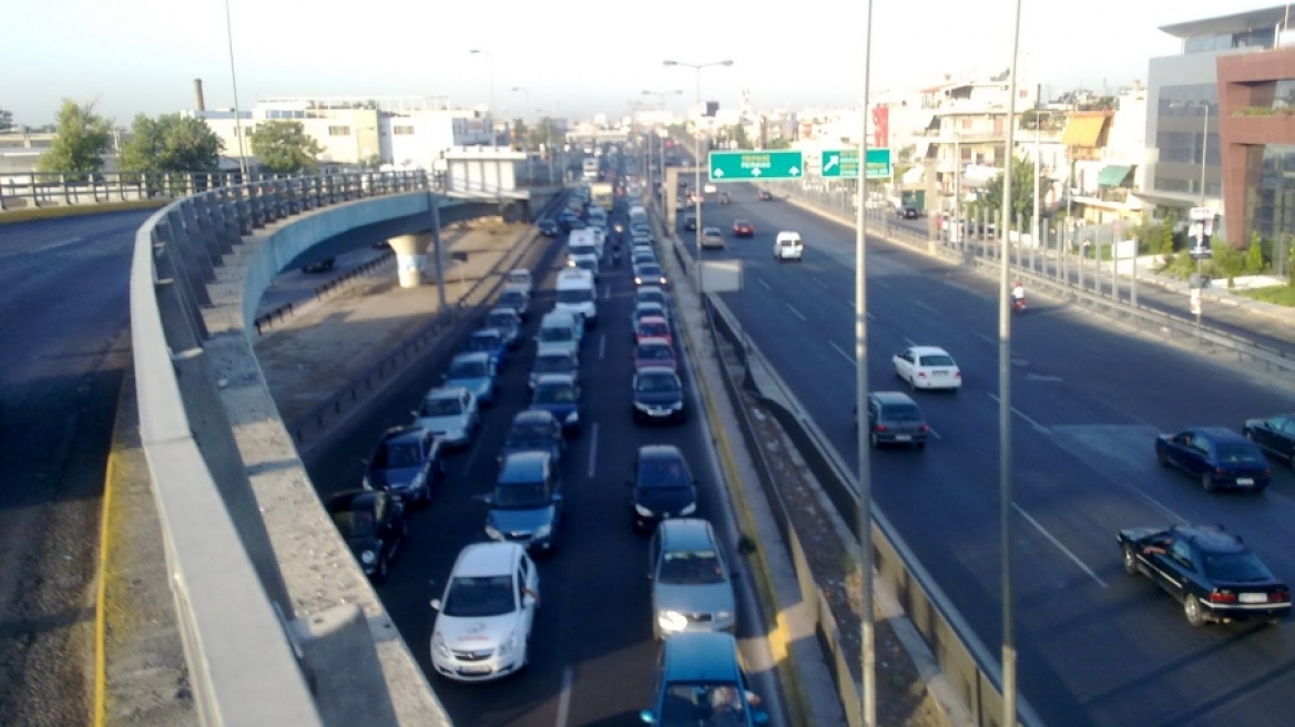 Κυκλοφοριακές ρυθμίσεις στη Λ. Κηφισού 