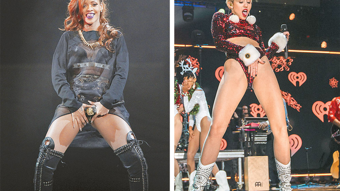 Rihanna Vs Miley: Ποια τα πετάει καλύτερα; 