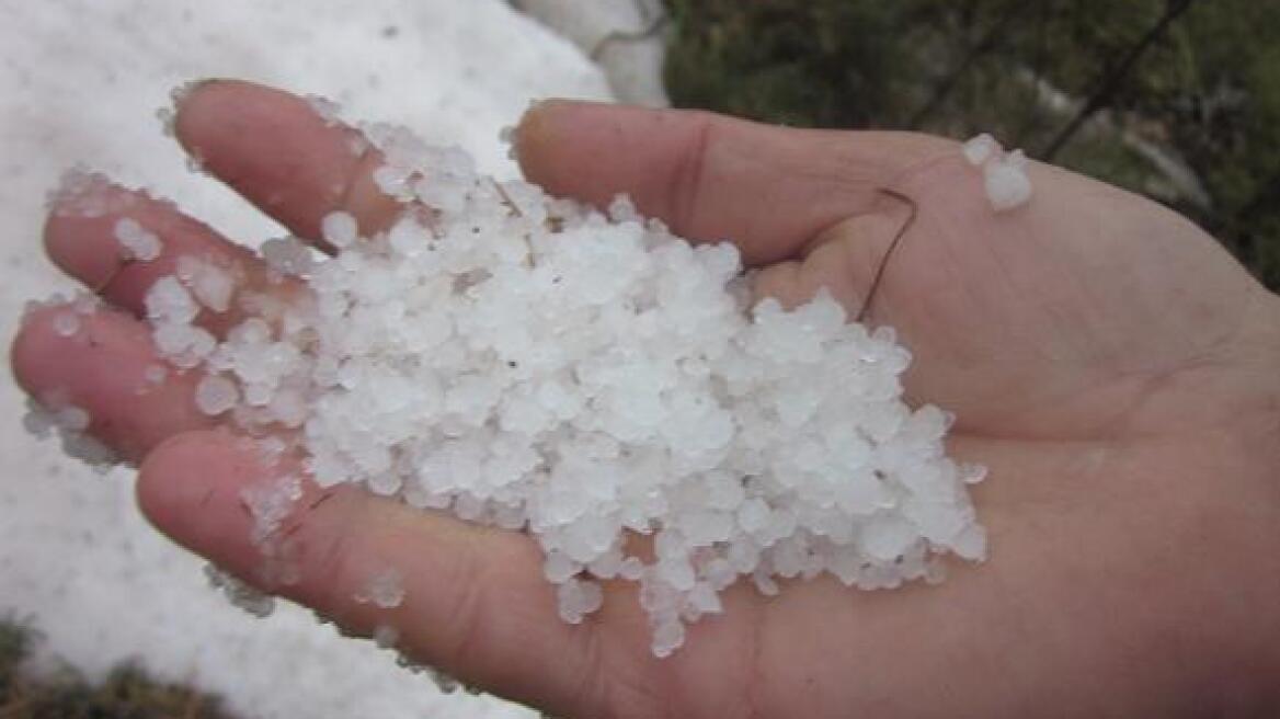 Hail in Mykonos