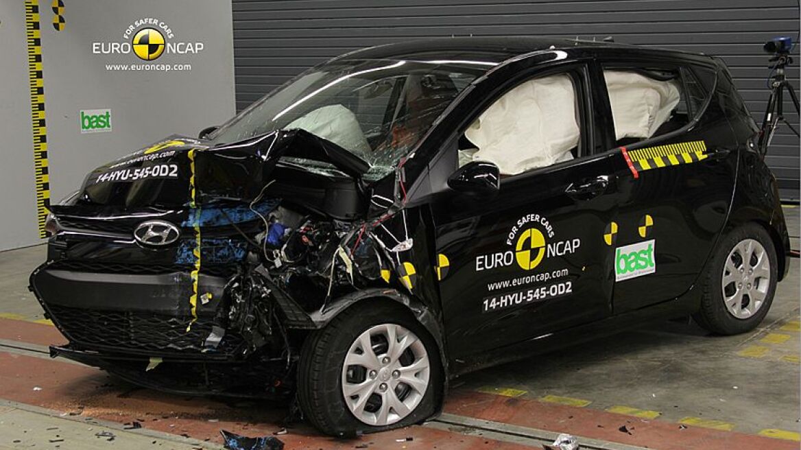 Πως τα πήγαν στα crash tests i10, C-Class και Qashqai;