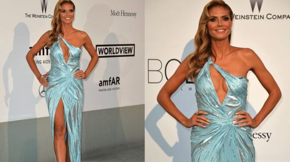 Η «καυτή» εμφάνιση της Heidi Klum στις Κάννες