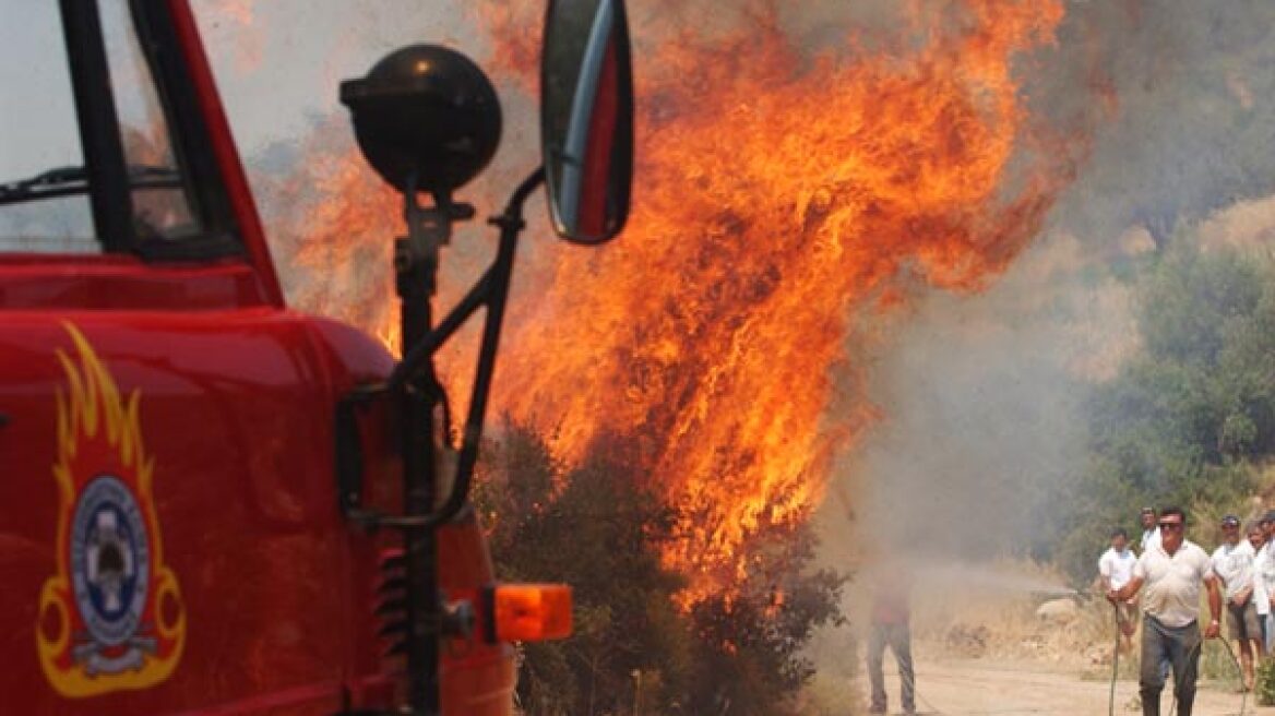 Πολύ υψηλός ο κίνδυνος πυρκαγιάς την Πέμπτη 