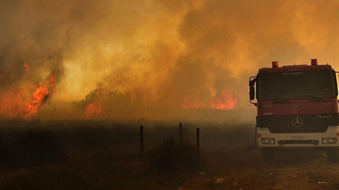 Σε ύφεση τα πύρινα μέτωπα σε Κρήτη, Βόλο και Λάρισα - Σε επιφυλακή η Πυροσβεστική 