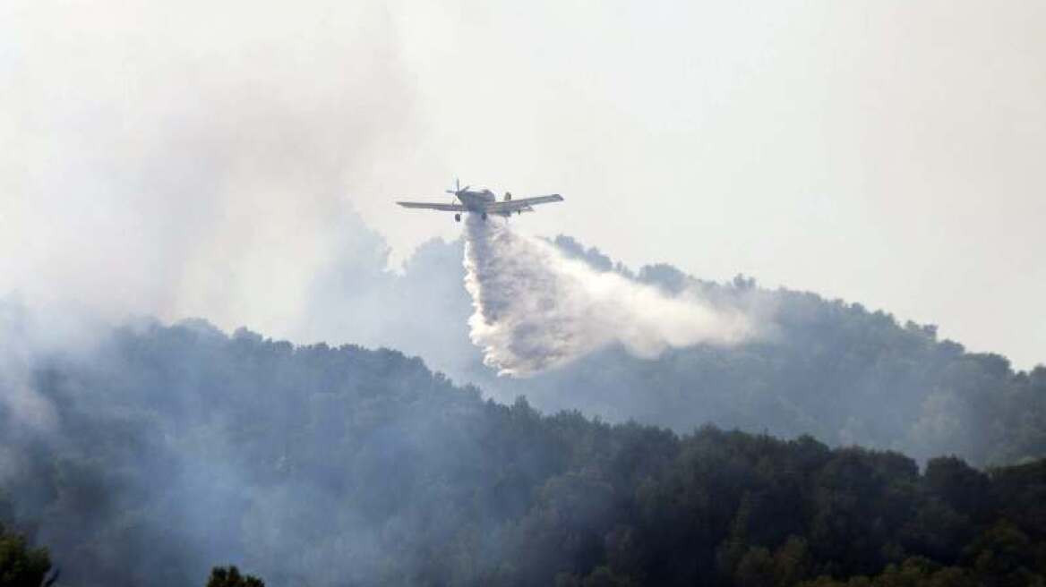 Υπό μερικό έλεγχο η φωτιά στη Φθιώτιδα