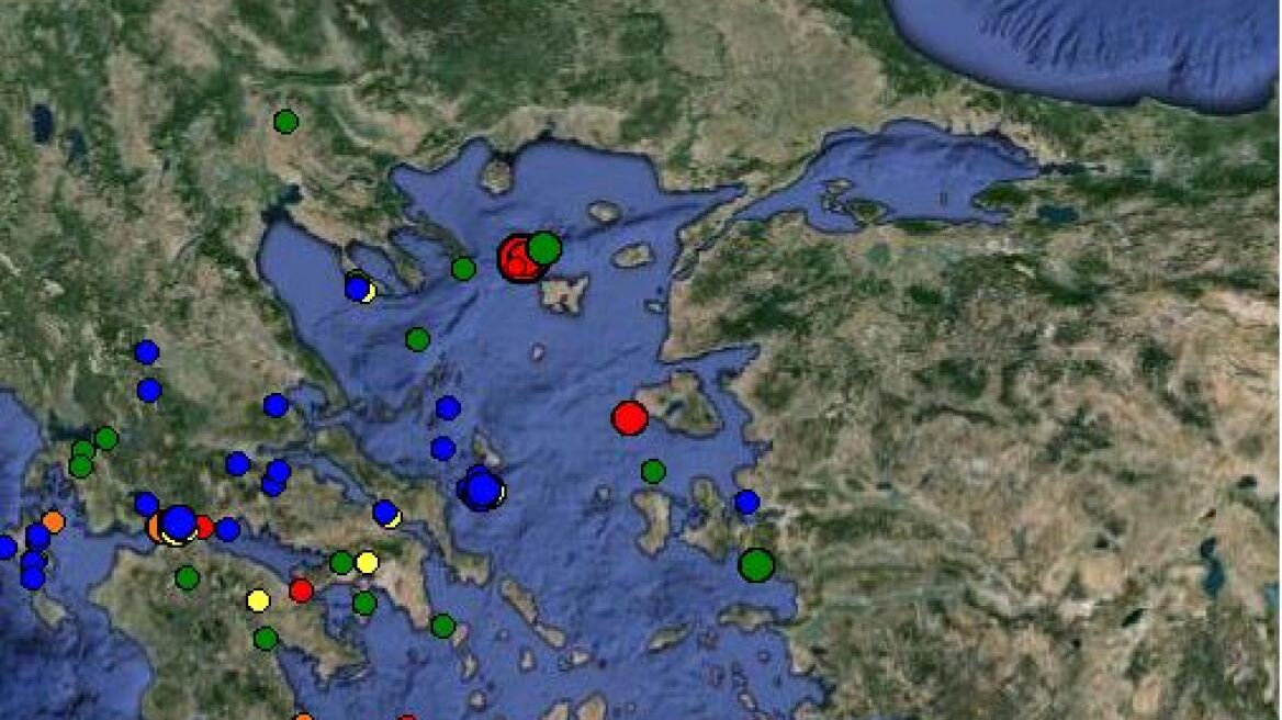 Σεισμός 4,9 Ρίχτερ στη Λήμνο