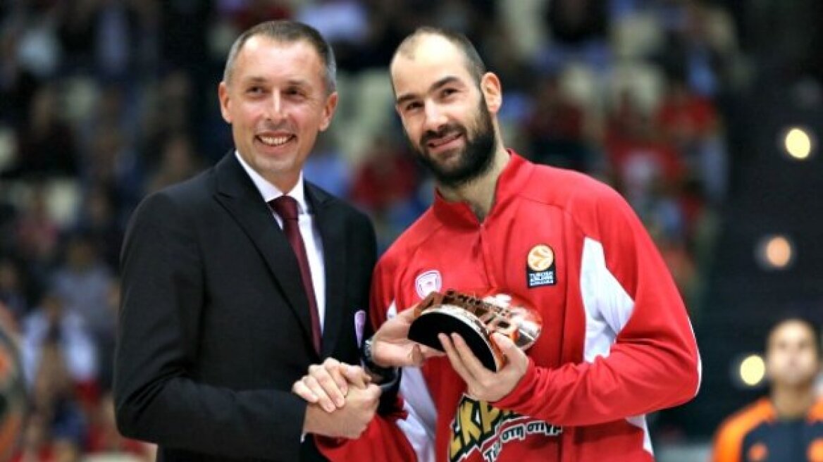 Euroleague: Ο Σπανούλης βραβεύθηκε ως ο MVP του Οκτωβρίου