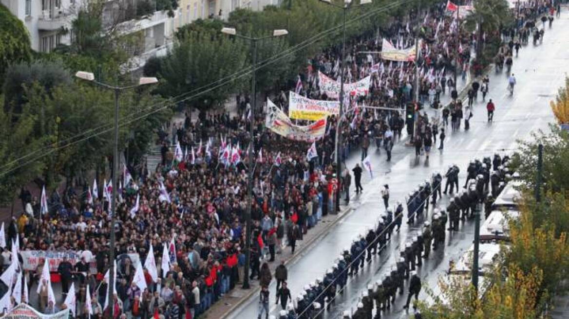 «Αστακός» η Αθήνα για τον εορτασμό του Πολυτεχνείου