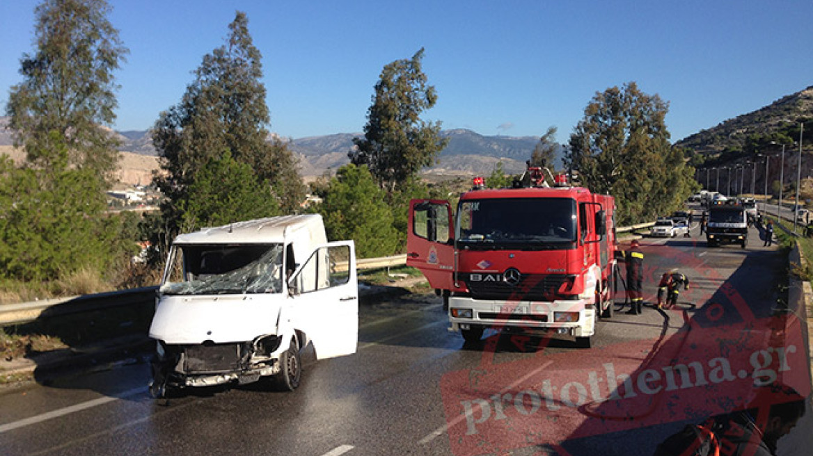 Νεκρός σε τροχαίο οδηγός φορτηγού στην περιφερειακή του Αιγάλεω