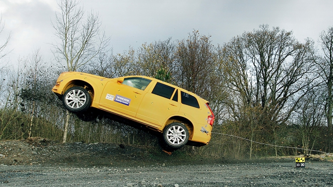 Crash test με το Volvo XC90