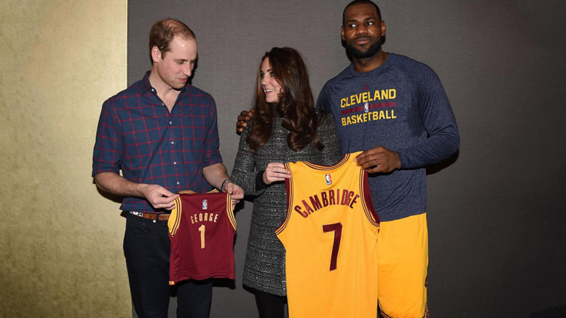 Όταν ο LeBron James αγκάλιασε την Δούκισσα του Cambridge