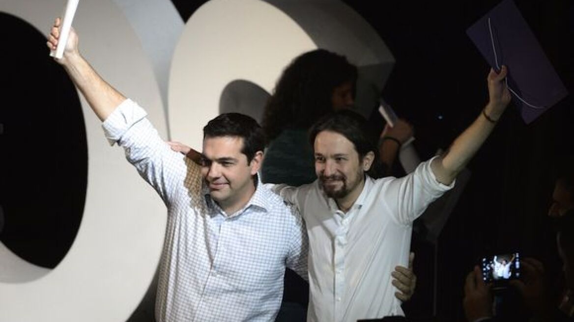 Στο εξώφυλλο της Liberation Τσίπρας και Mr. Podemos 