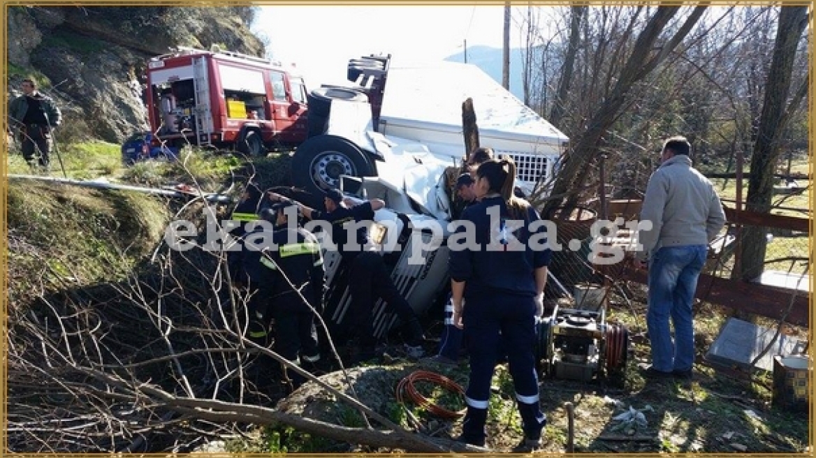 Θρήνος στην Καλαμπάκα: Νεκρός 22χρονος οδηγός νταλίκας