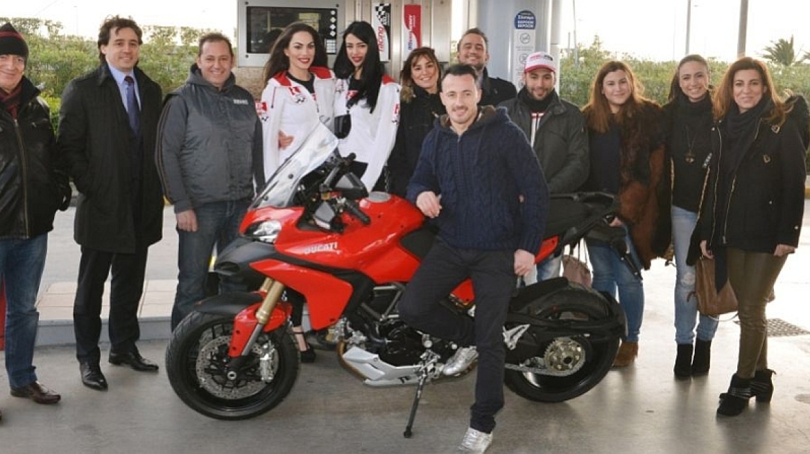 Βρήκε την Ducati του σε πρατήριο ΕΚΟ!