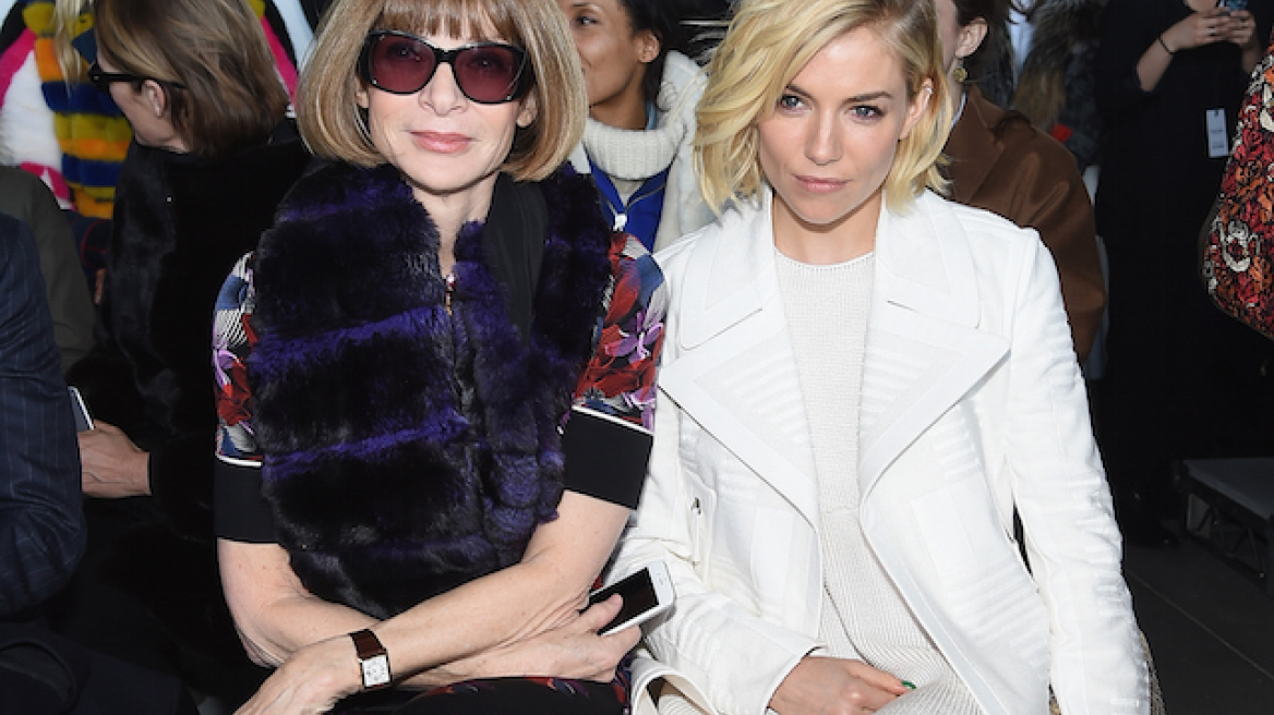 Sienna Miller-Anna Wintour: Δυο φίλες στην Εβδομάδα Μόδας στη Νέα Υόρκη