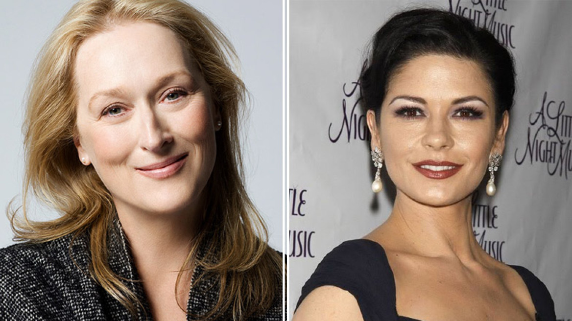  Πώς είναι να δουλεύεις με τη Meryl Streep και την Catherine Zeta Jones;