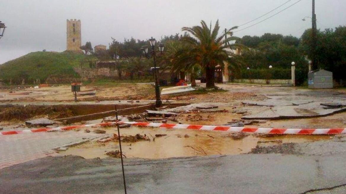 Προβλήματα στη Χαλκιδική από τις βροχοπτώσεις