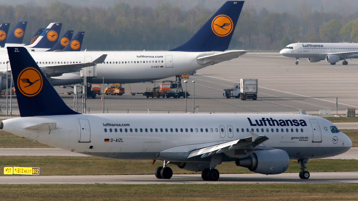 Ακυρώνει τις μισές πτήσεις της Τετάρτης η Lufthansa λόγω απεργίας των πιλότων