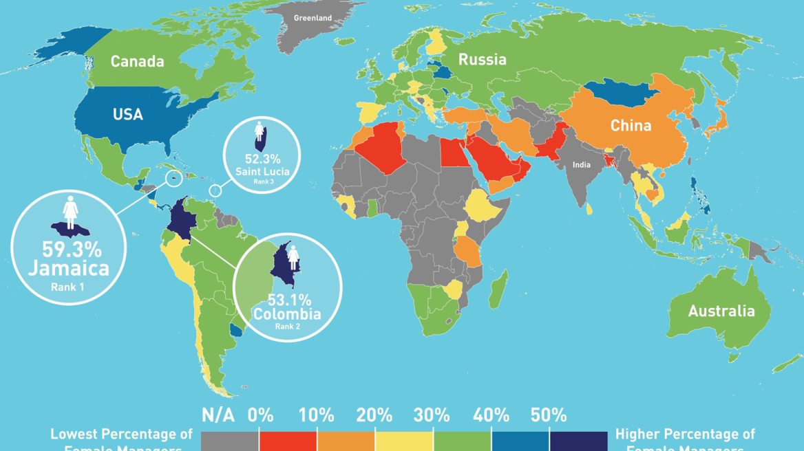 Αυτές είναι οι χώρες που το αφεντικό είναι γυναίκα!