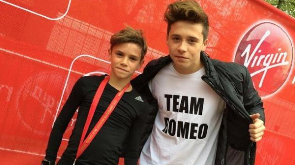  Ο Romeo Beckham έτρεξε στον μαραθώνιο του Λονδίνου 