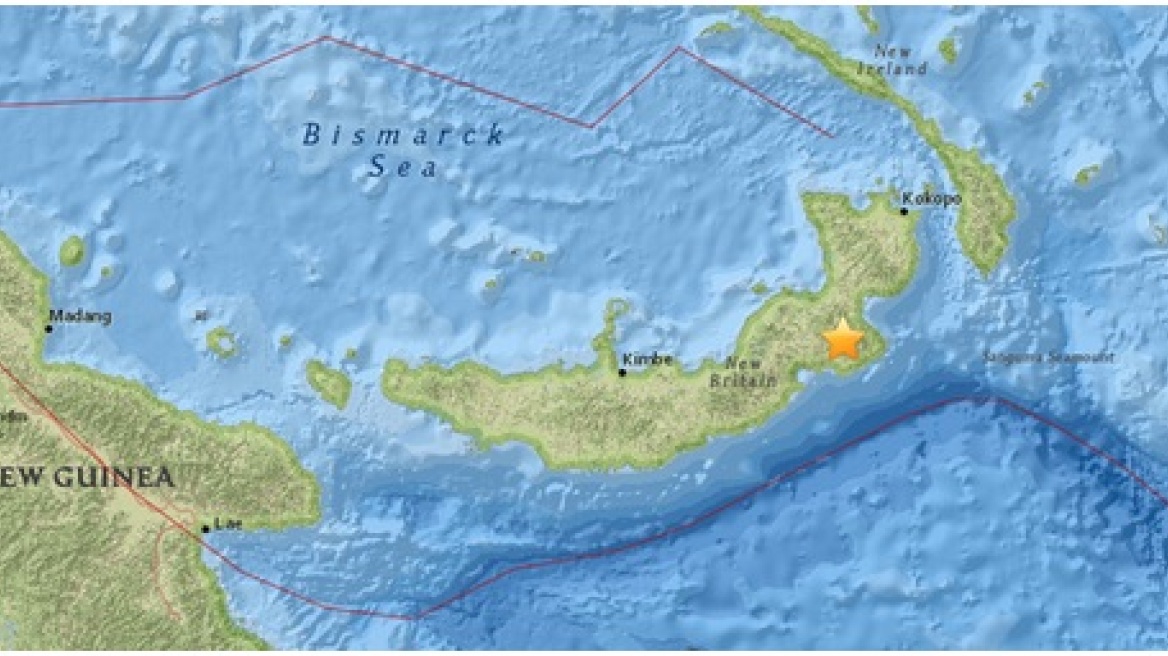 Σεισμός μεγέθους 7,1 βαθμών στην Παπούα Νέα Γουινέα