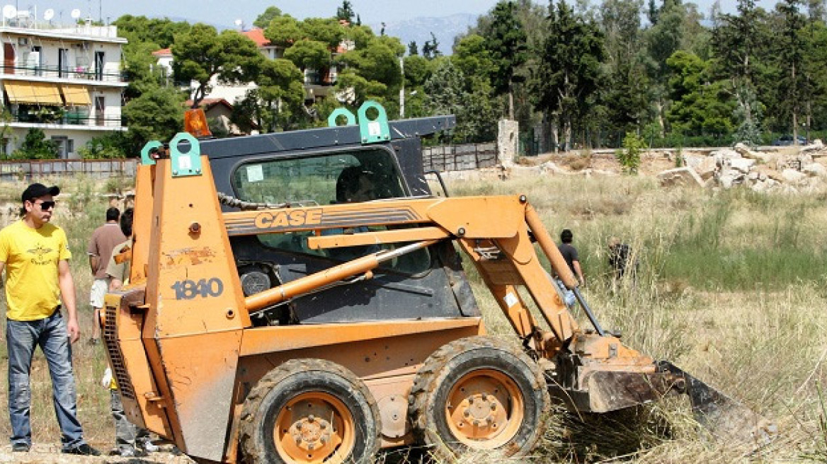 Μπουλντόζες στη Νέα Φιλαδέλφεια