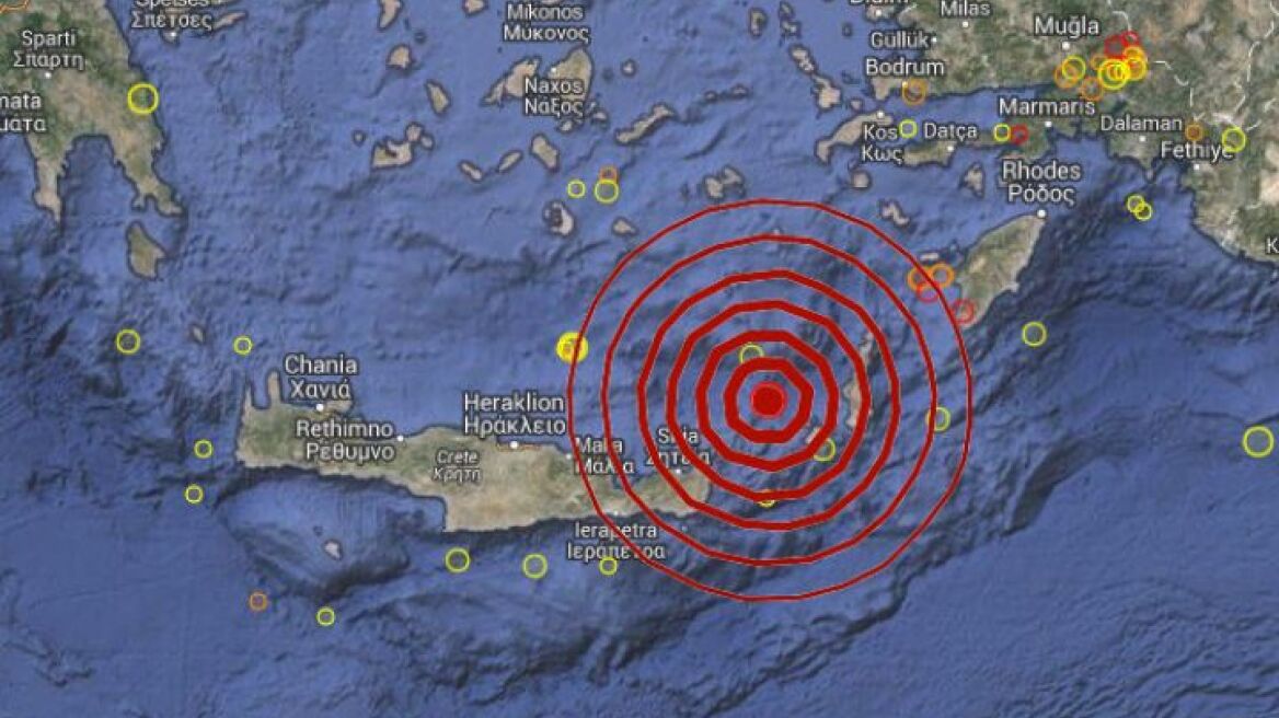Ηράκλειο: Νέα σεισμική δόνηση 4,2 Ρίχτερ