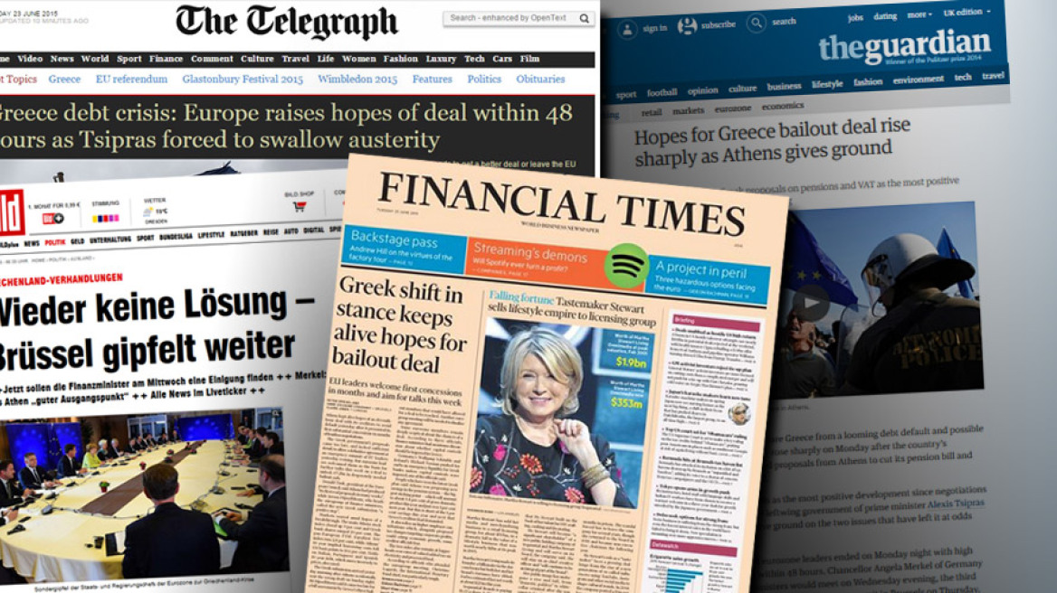 «Telegraph»: «Ο Τσίπρας αναγκάζεται να ''καταπιεί'' τη λιτότητα»