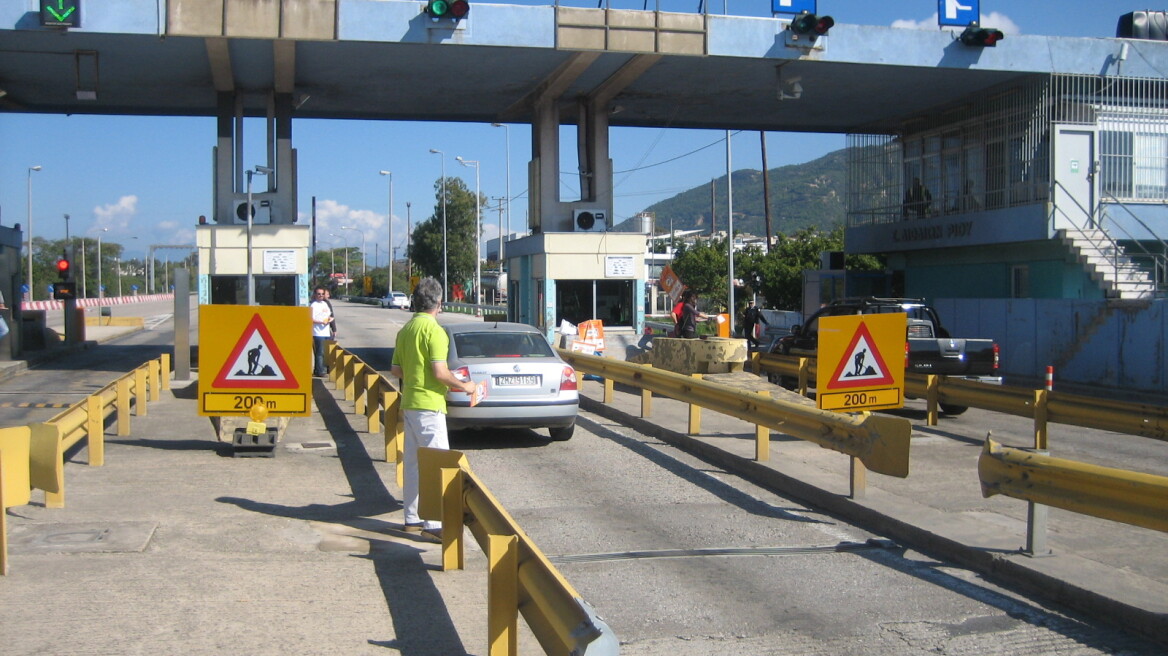 Αλλάζει θέση ο σταθμός διοδίων Ζευγολατιού Κορινθίας