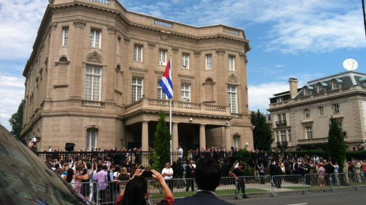 Άνοιξε η πρεσβεία της Κούβας στην Ουάσινγκτον έπειτα από 54 χρόνια