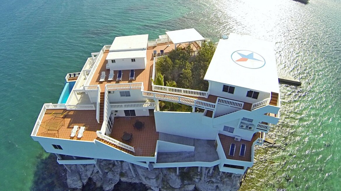 Villa Dunbar Rock: Δείτε εντυπωσιακές φωτογραφίες από τον βράχο που έγινε ξενοδοχείο!