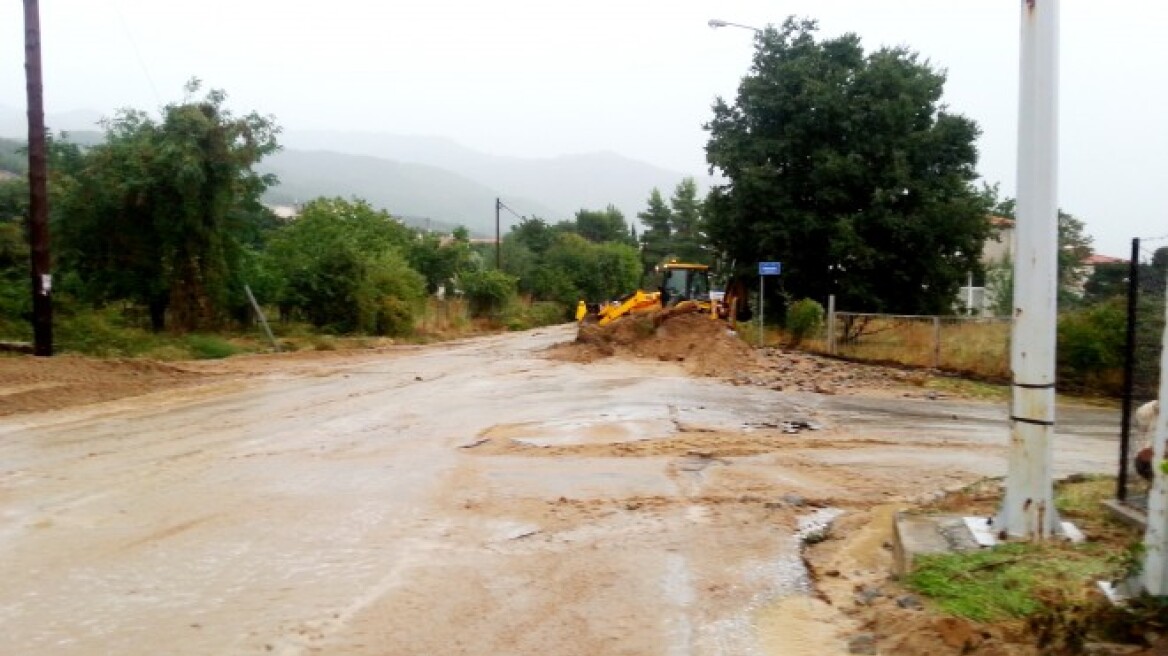 Προβλήματα από τη νεροποντή στην Ξάνθη