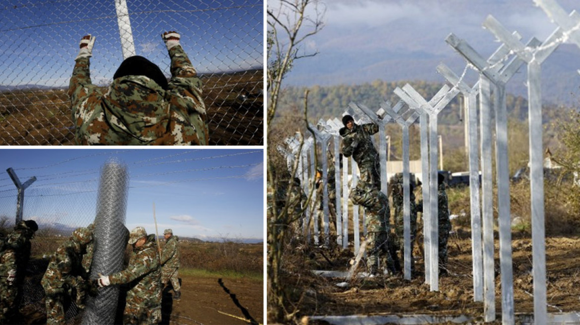 Φράχτη στα σύνορα με την Ελλάδα υψώνει ο στρατός των Σκοπίων