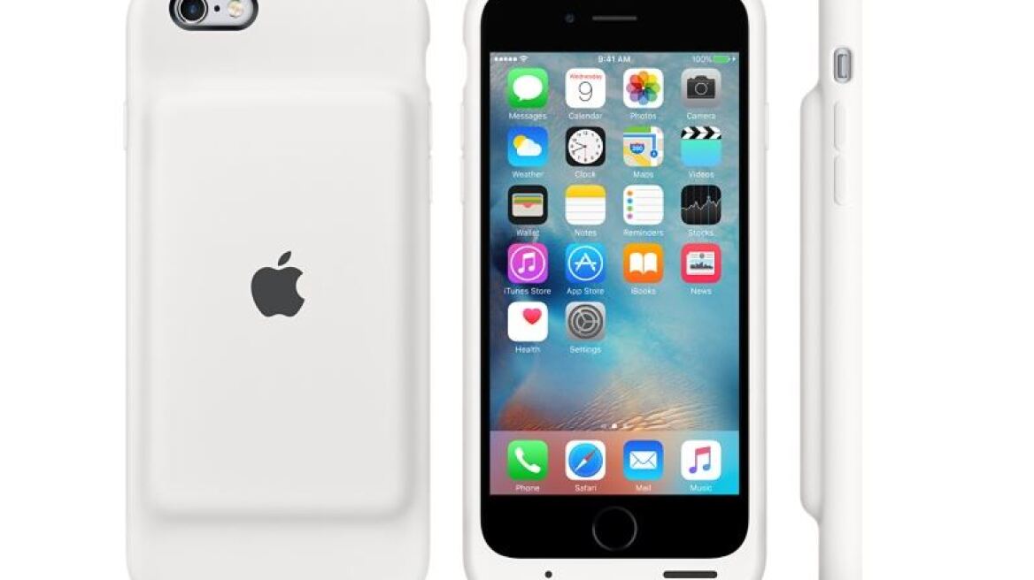 Smart Battery Case: Η θήκη της Apple με ενσωματωμένη μπαταρία για iPhone 6 και 6s