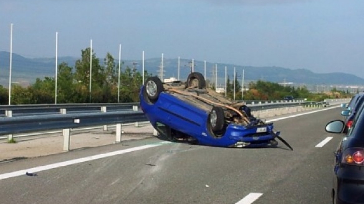 Τροχαίο στην Πατρών- Κορίνθου - Οκτώ τραυματίες 