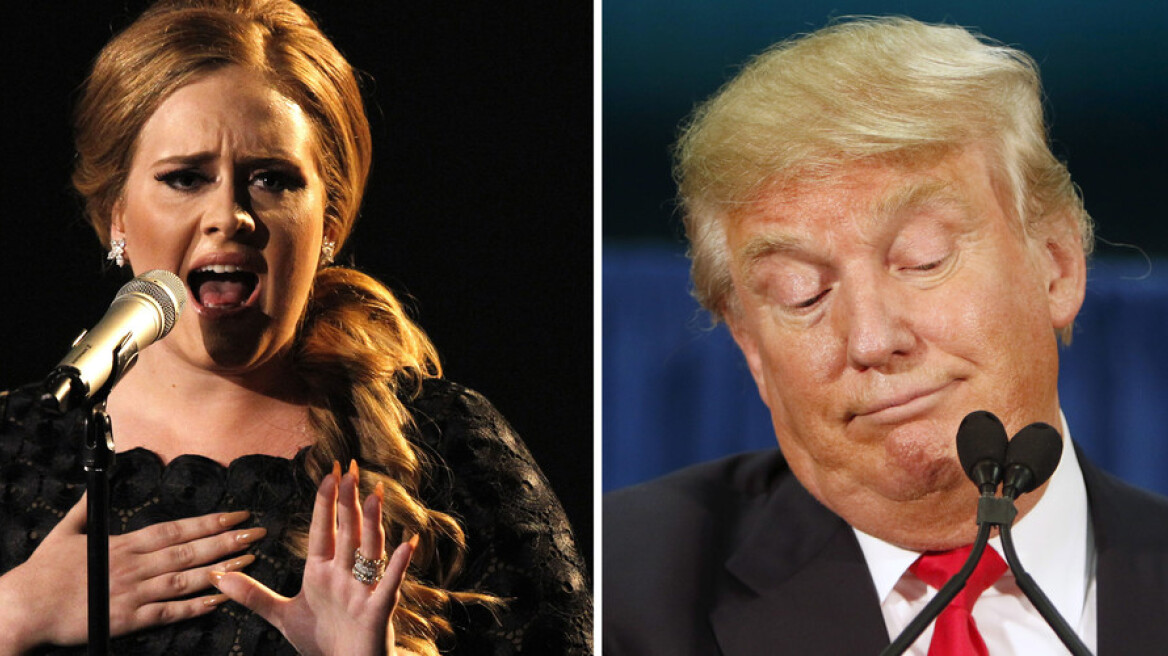 Adele σε Trump: Δεν έχεις την άδειά μου να χρησιμοποιείς τα τραγούδια μου