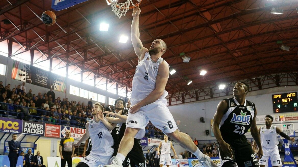 Με double-double του Καββαδά ο Αρκαδικός κέρδισε (82-59) τον Απόλλωνα Πάτρας