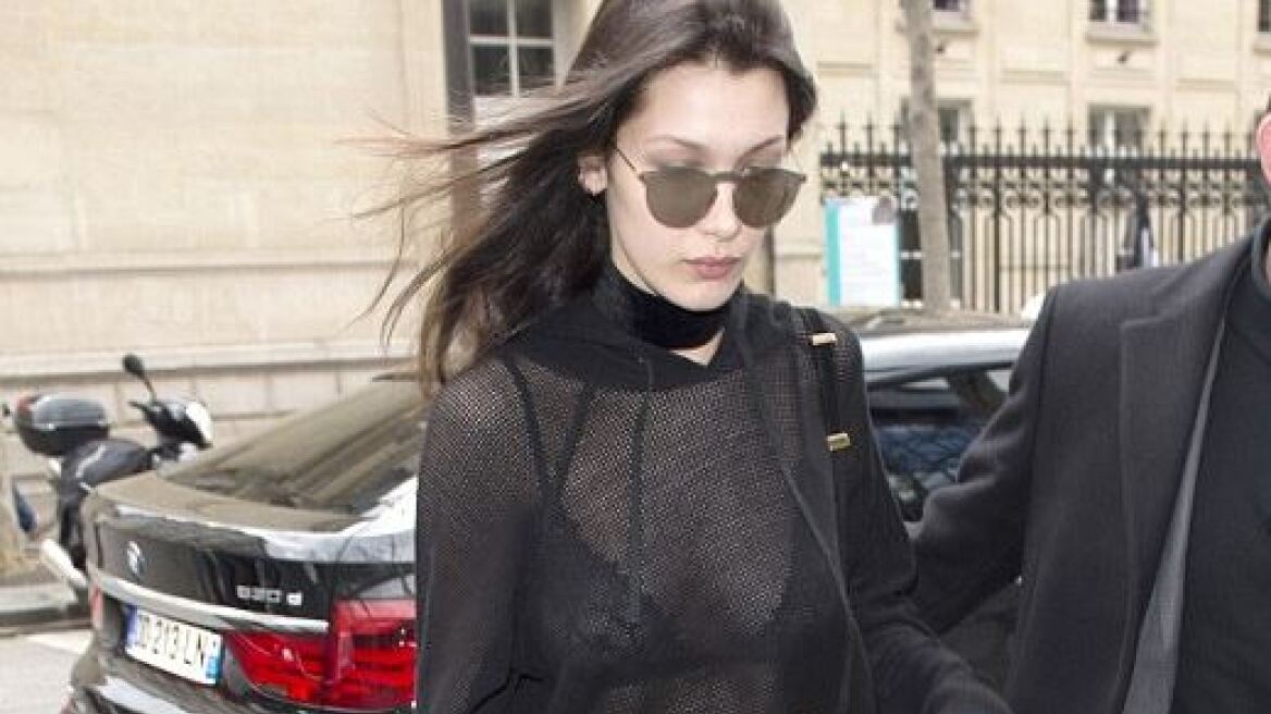 Το σι-θρου της Bella Hadid τράβηξε όλα τα βλέμματα