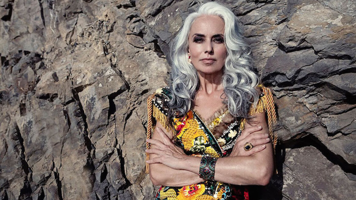 Stunning 60-year-old model is the new face of swimwear campaign