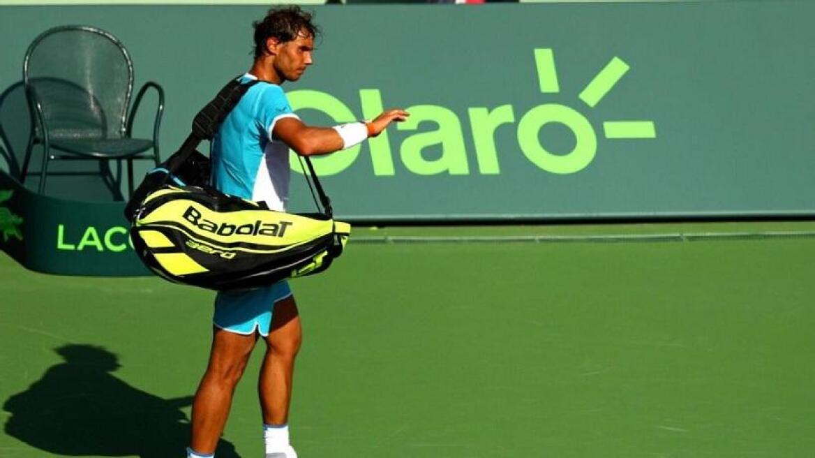 Έφυγε από το Miami Open λόγω ζέστης ο Ναδάλ