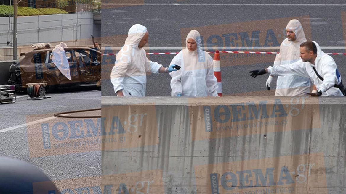 Στη σύζυγο του εκδότη Μαυρίκου ανήκε η Porsche Cayenne που κάηκε στην Αττική Οδό