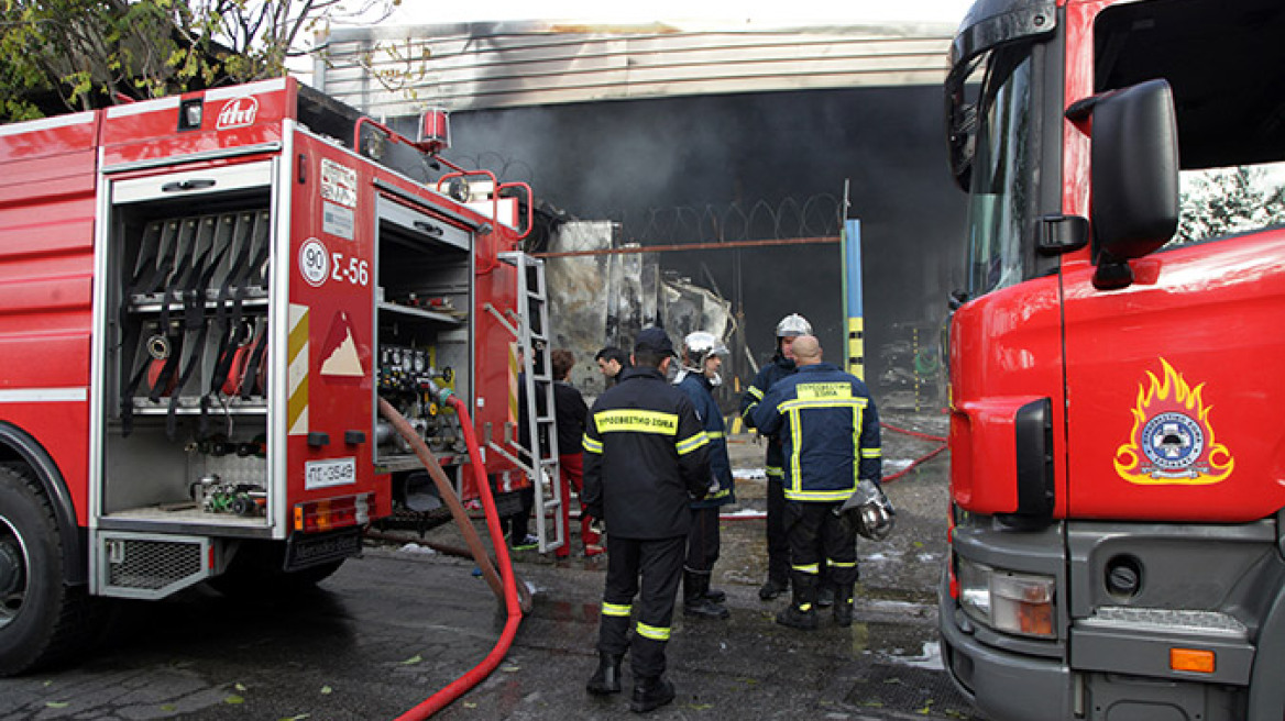 Κρήτη: Φωτιά στο παλαιό ψυχιατρείο Χανίων