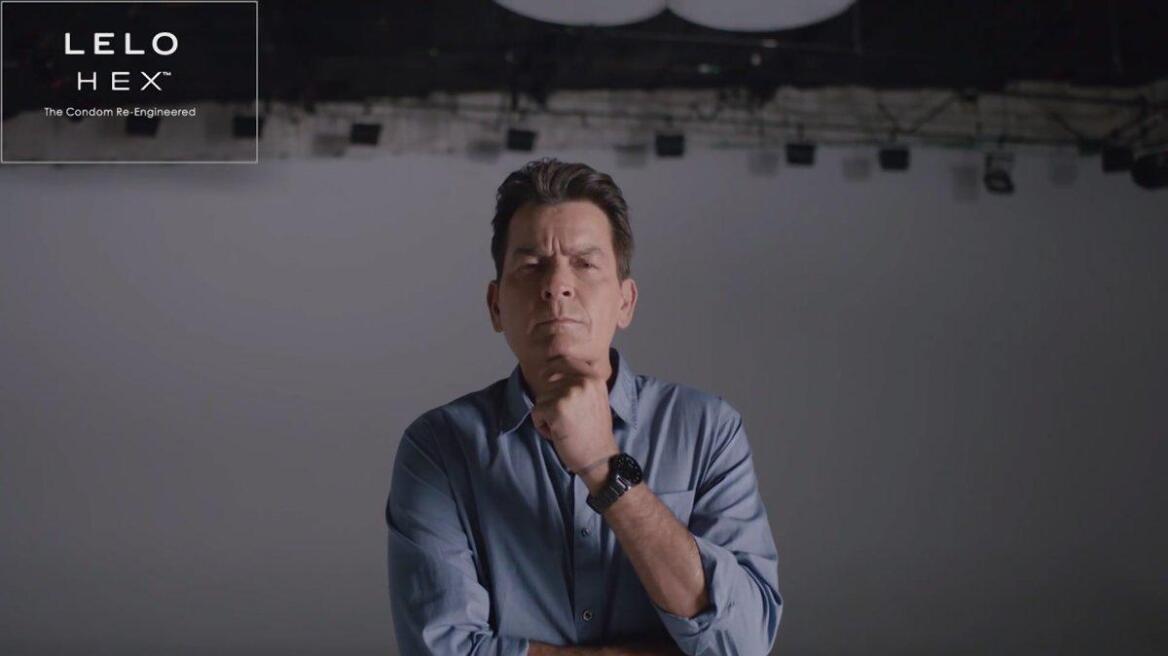 Charlie Sheen: Πρωταγωνιστής σε διαφήμιση προφυλακτικών 