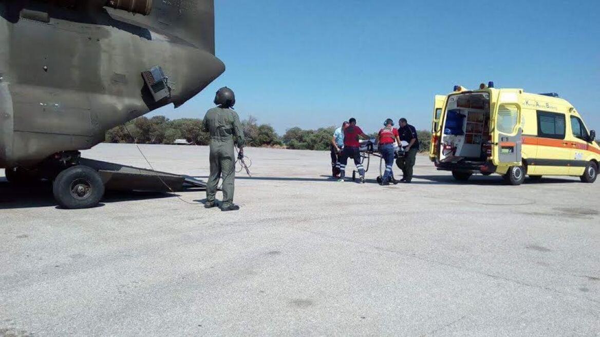 Αεροδιακομιδή 12χρονου από την Κω στο Ηράκλειο