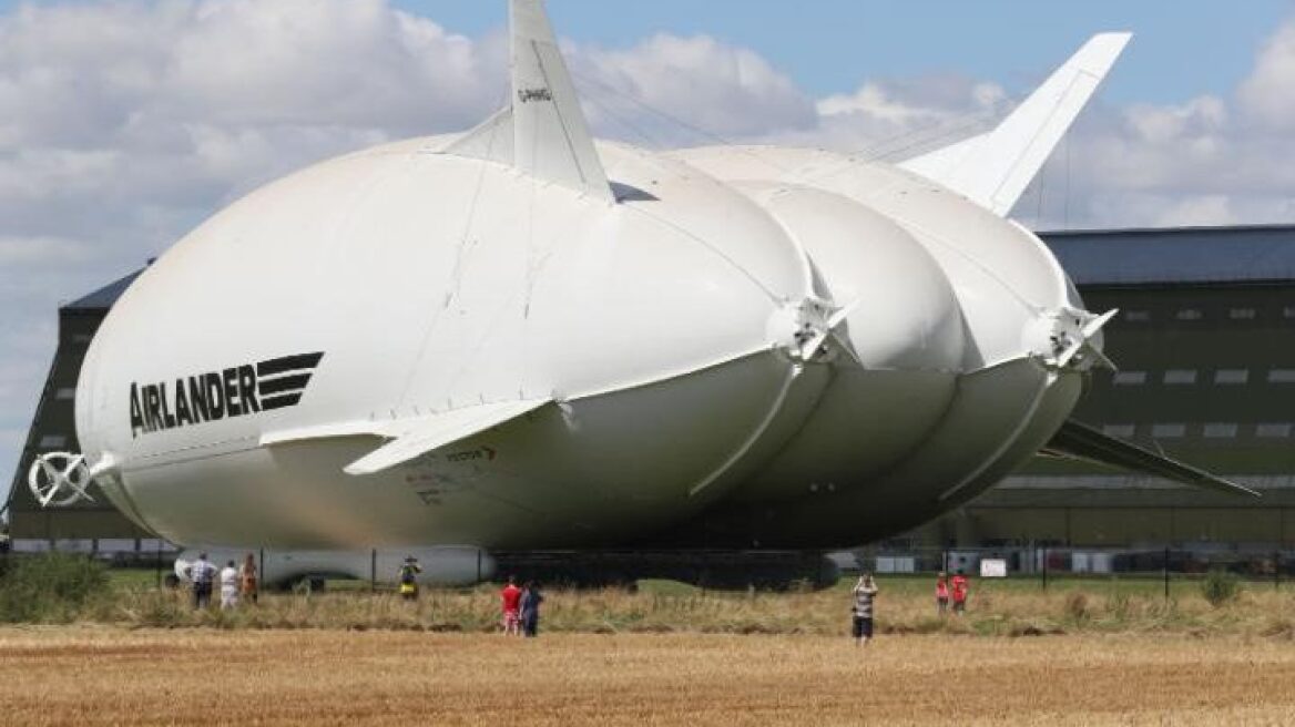 Airlander-10: Ο γίγας των αιθέρων έκανε την παρθενική του πτήση 