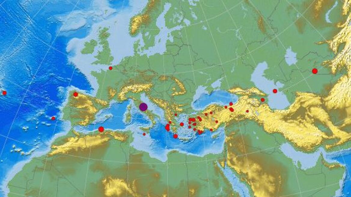 Νέος σεισμός 4,8 Ρίχτερ στην Ιταλία