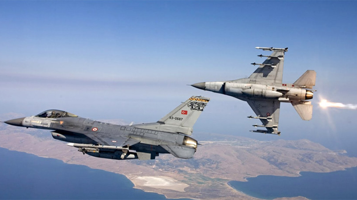 Υπέρπτηση τουρκικών F-16 πάνω από ελληνικό νησί