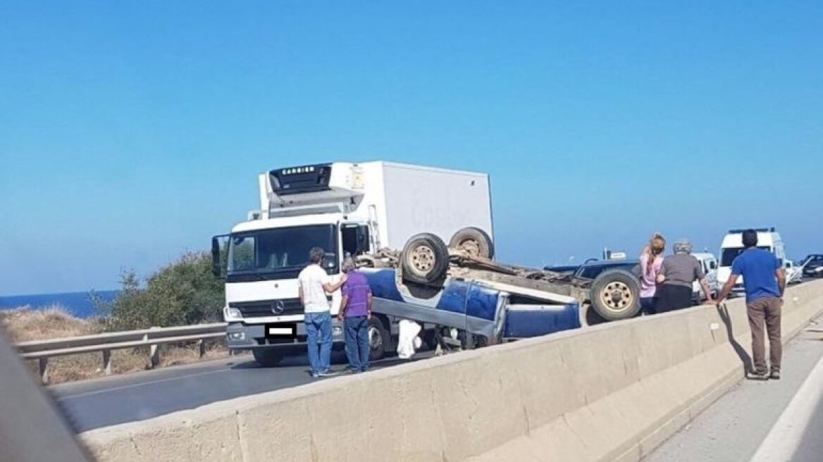 Κρήτη: Τροχαίο με τρεις τραυματίες στο Κακό Όρος