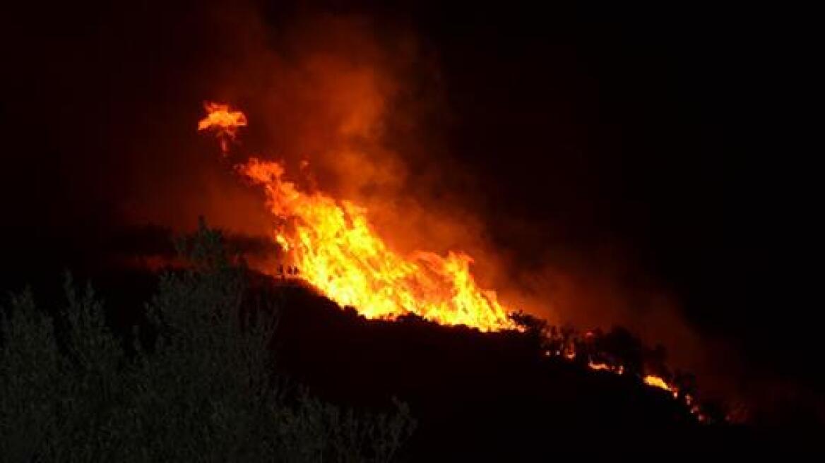 Ολονύχτια μάχη με τις φλόγες στα Φαλάσαρνα